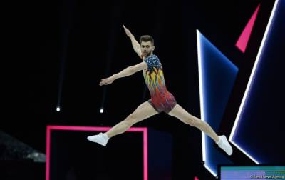 Азербайджанский гимнаст Владимир Долматов вышел в финал чемпионата мира по аэробной гимнастике в Баку - trend.az - Румыния - Бразилия - Испания - Болгария - Азербайджан - Баку