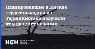 Планировавшие в Москве теракт выходцы из Таджикистана получили от 9 до 17 лет колонии - nsn.fm - Москва - Таджикистан - Норильск
