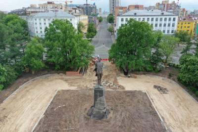 Благоустройство площади Горького в Нижнем Новгороде сняли с высоты - vgoroden.ru - Нижний Новгород - Благоустройство