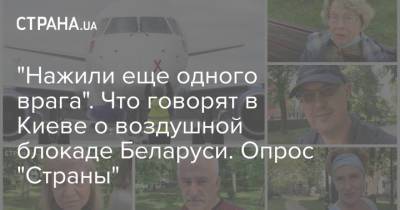 Роман Протасевич - "Нажили еще одного врага". Что говорят в Киеве о воздушной блокаде Беларуси. Опрос "Страны" - strana.ua - Москва - Киев