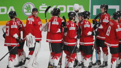 Никита Михайлис - Эндрю Манджапан - Канада победила Казахстан на ЧМ-2021 по хоккею - russian.rt.com - Норвегия - Канада - Рига