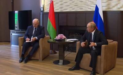 Владимир Путин - Александр Лукашенко - Роман Протасевич - Знак Байдену: Путин будет держаться за союзника, от которого Европа отворачивается (Bloomberg, США) - inosmi.ru - Россия - Сочи - Белоруссия