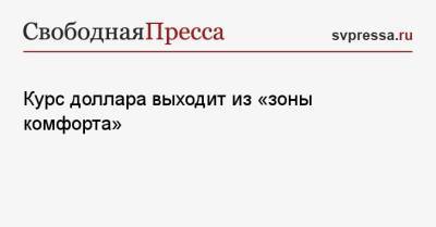 Николай Переславский - Курс доллара выходит из «зоны комфорта» - svpressa.ru