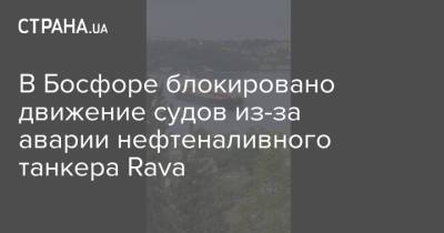 В Босфоре блокировано движение судов из-за аварии нефтеналивного танкера Rava - strana.ua - Турция