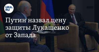 Владимир Путин - Александр Лукашенко - Роман Протасевич - Путин назвал цену защиты Лукашенко от Запада - ura.news - Сочи