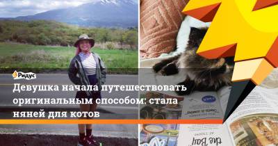 Девушка начала путешествовать оригинальным способом: стала няней для котов - ridus.ru - Австралия - Сан-Франциско