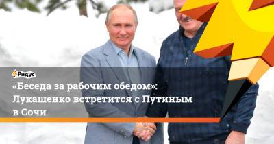 Владимир Путин - Александр Лукашенко - «Беседа зарабочим обедом»: Лукашенко встретится сПутиным вСочи - ridus.ru - Сочи - Вильнюс - Минск