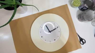 Пожелтевшие часы из Икеа станут дизайнерскими! Отличная идея переделки - skuke.net