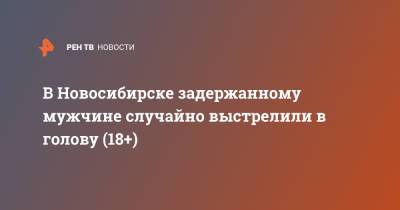 В Новосибирске задержанному мужчине случайно выстрелили в голову (18+) - ren.tv - Новосибирск - Новосибирская обл.