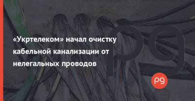 «Укртелеком» начал очистку кабельной канализации от нелегальных проводов - thepage.ua - Киев - Тарифы