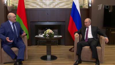 Владимир Путин - Александр Лукашенко - Переговоры Владимира Путина и Александра Лукашенко длились более пяти часов и завершились поздним вечером - 1tv.ru - Сочи - Минск