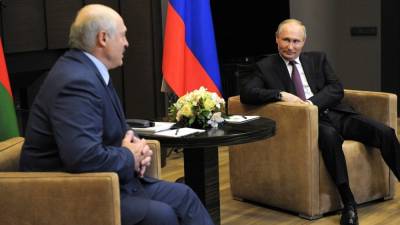 Владимир Путин - Дмитрий Песков - Александр Лукашенко - Путин и Лукашенко начали неформальную встречу в Сочи - news-front.info - Россия - Сочи - Белоруссия - Минск
