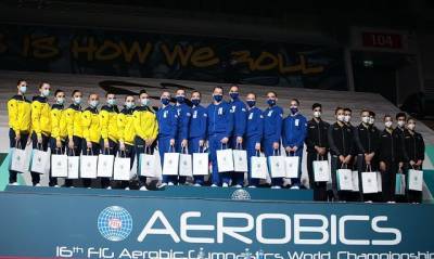 Сборная Украины выиграла серебро чемпионата мира по спортивной аэробике - sportarena.com - Баку