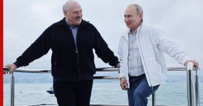 Владимир Путин - Дмитрий Песков - Александр Лукашенко - Николай Лукашенко - Путин и Лукашенко совершили морскую прогулку в Сочи - profile.ru - Сочи