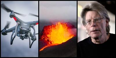 Стивен Кинг - Бьорн Стейнбек снял дроном изнутри извергающийся вулкан Фаградальсфьядль в Исландии на видео - ТЕЛЕГРАФ - telegraf.com.ua - Исландия