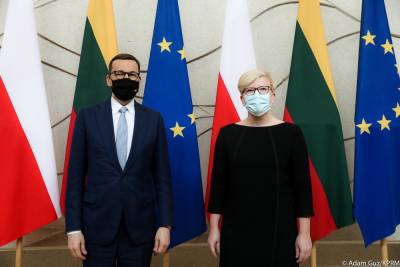 Ингрида Шимоните - Премьеры Польши и Литвы заявили о поддержке Беларуси в борьбе за демократию и свободу - naviny.by - Литва - Вильнюс