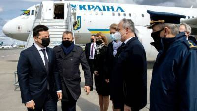 Владимир Зеленский - Анджей Дудой - Зеленский прибыл в Польшу - hubs.ua