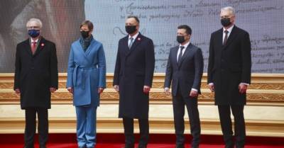 Президенты Украины, Польши, Эстонии, Литвы и Латвии подписали совместную декларацию - delo.ua - Эстония - Литва - Латвия