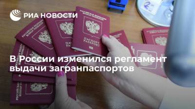 В России изменился регламент выдачи загранпаспортов - ria.ru - Москва - Россия