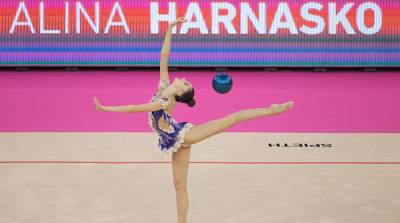 Арина Аверина - Дина Аверина - Алин Горносько - Белоруски завоевали две медали на этапе КМ по художественной гимнастике в Италии - belta.by - Минск