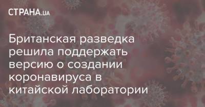 Британская разведка решила поддержать версию о создании коронавируса в китайской лаборатории - strana.ua - Норвегия - Китай - Англия - Ухань