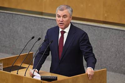 Владимир Путин - Вячеслав Володин - Джо Байден - Володин заявил о давлении Европарламента на Байдена перед встречей с Путиным - lenta.ru - Москва - Брюссель