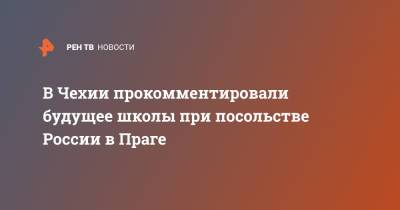 В Чехии прокомментировали будущее школы при посольстве России в Праге - ren.tv - Москва - Россия - Чехия - Вена - Прага