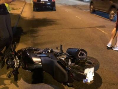 Байкеру в Одессе чуть не оторвало голову - odessa-life.od.ua - Одесса