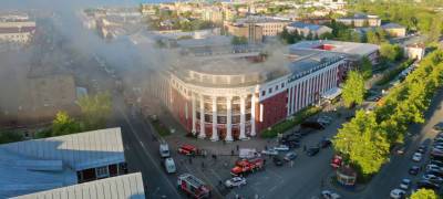 Фотограф Карелии показал пожар в гостинице "Северная" с высоты птичьего полета (ФОТО и ВИДЕО) - stolicaonego.ru - Петрозаводск - республика Карелия