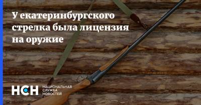 Валерий Горелых - У екатеринбургского стрелка была лицензия на оружие - nsn.fm - Екатеринбург - Свердловская обл.