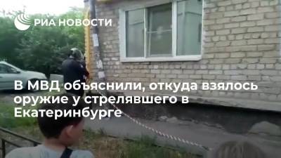 Валерий Горелых - В МВД объяснили, откуда взялось оружие у стрелявшего в Екатеринбурге - ria.ru - Екатеринбург - Свердловская обл.
