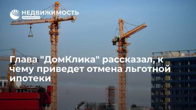 Николай Васев - Глава "ДомКлика" рассказал, к чему приведет отмена льготной ипотеки - realty.ria.ru - Москва - Россия