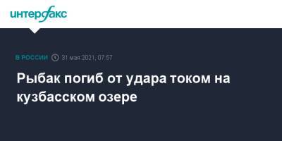 Рыбак погиб от удара током на кузбасском озере - interfax.ru - Москва