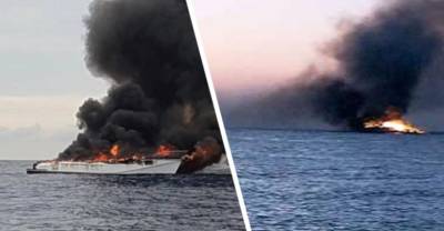 Под Хургадой сгорела яхта вместе с туристами - reendex.ru