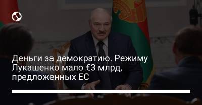 Александр Лукашенко - Владимир Макей - Деньги за демократию. Режиму Лукашенко мало €3 млрд, предложенных ЕС - liga.net