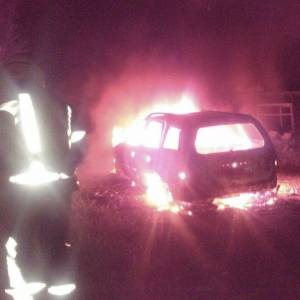 В Мелитопольском районе ночью загорелся «Opel Astra». Фотофакт - reporter-ua.com - Запорожская обл. - Запорожье - район Мелитопольский