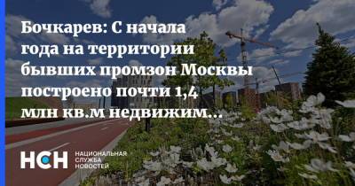 Андрей Бочкарев - Бочкарев: С начала года на территории бывших промзон Москвы построено почти 1,4 млн кв.м недвижимости - nsn.fm - Москва