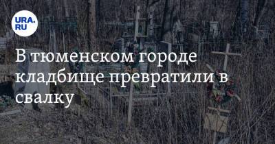 В тюменском городе кладбище превратили в свалку - ura.news - Тюменская обл.