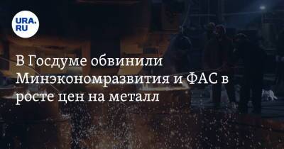 Вячеслав Володин - В Госдуме обвинили Минэкономразвития и ФАС в росте цен на металл - ura.news