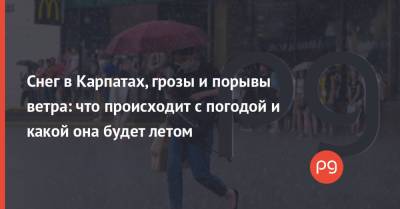 Снег в Карпатах, грозы и порывы ветра: что происходит с погодой и какой она будет летом - thepage.ua