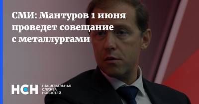 Денис Мантуров - Андрей Белоусов - СМИ: Мантуров 1 июня проведет совещание с металлургами - nsn.fm