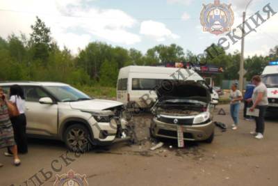 Три человека пострадали в ДТП с двумя легковушками в Донском - tula.mk.ru - Тульская обл.