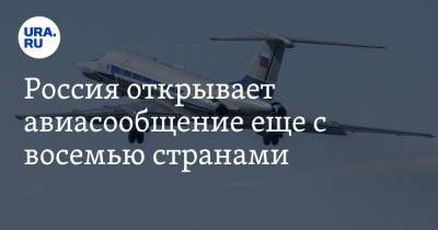 Россия открывает авиасообщение еще с восемью странами - ura.news - Австрия - Узбекистан - Египет - Венгрия - Таджикистан - Хорватия - Сербия - Азербайджан - Греция - Люксембург - Катар - Марокко - Ливан - Великое Герцогство Люксембург - Маврикий