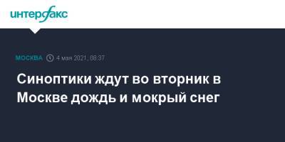Синоптики ждут во вторник в Москве дождь и мокрый снег - interfax.ru - Москва