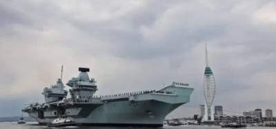 queen Elizabeth - Зайдет и в Черное море: из порта вышел новейший британский авианосец «Queen Elizabeth» (ФОТО) - enovosty.com - Англия - Великобритания