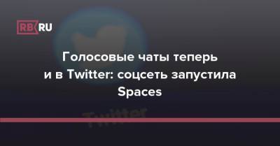 Голосовые чаты теперь и в Twitter: соцсеть запустила Spaces - rb.ru - Twitter