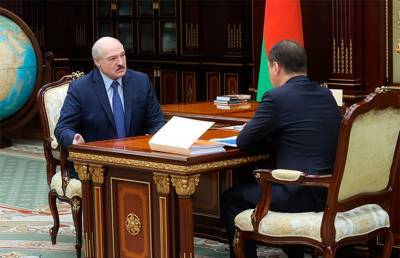 Александр Лукашенко - Роман Головченко - Лукашенко принял с докладом премьер-министра Головченко - ont.by