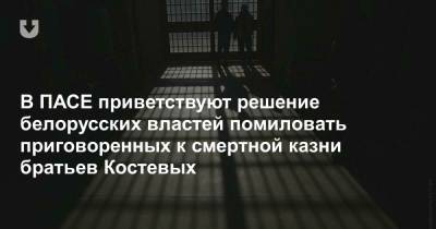 Александр Лукашенко - В ПАСЕ приветствуют решение белорусских властей помиловать приговоренных к смертной казни братьев Костевых - news.tut.by