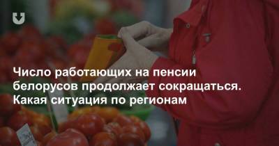 Число работающих на пенсии белорусов продолжает сокращаться. Какая ситуация по регионам - news.tut.by - Минск