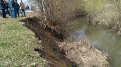 В Нижнеломовском районе река подмыла берег в селе Норовка - penzainform.ru